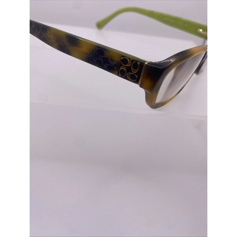 Coach Eyeglasses FRAMES ONLY HC 6002 Cecilia 51-16-135 Brown Tortoise Green 373